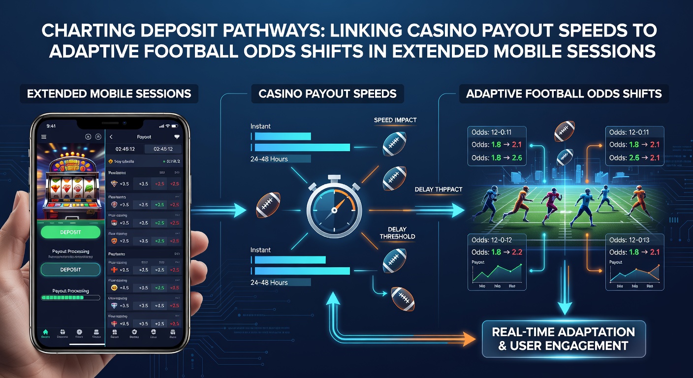 Illustration der Verknüpfung von Auszahlungsgeschwindigkeiten und Fußballquoten in mobilen Casino-Sitzungen