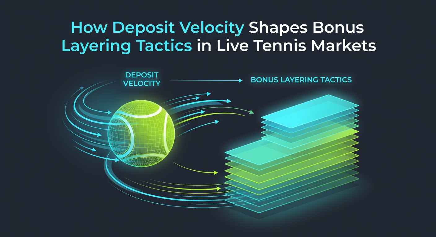 Visualisierung schneller Einzahlungen und gestaffelter Boni während Live-Tennis-Wetten