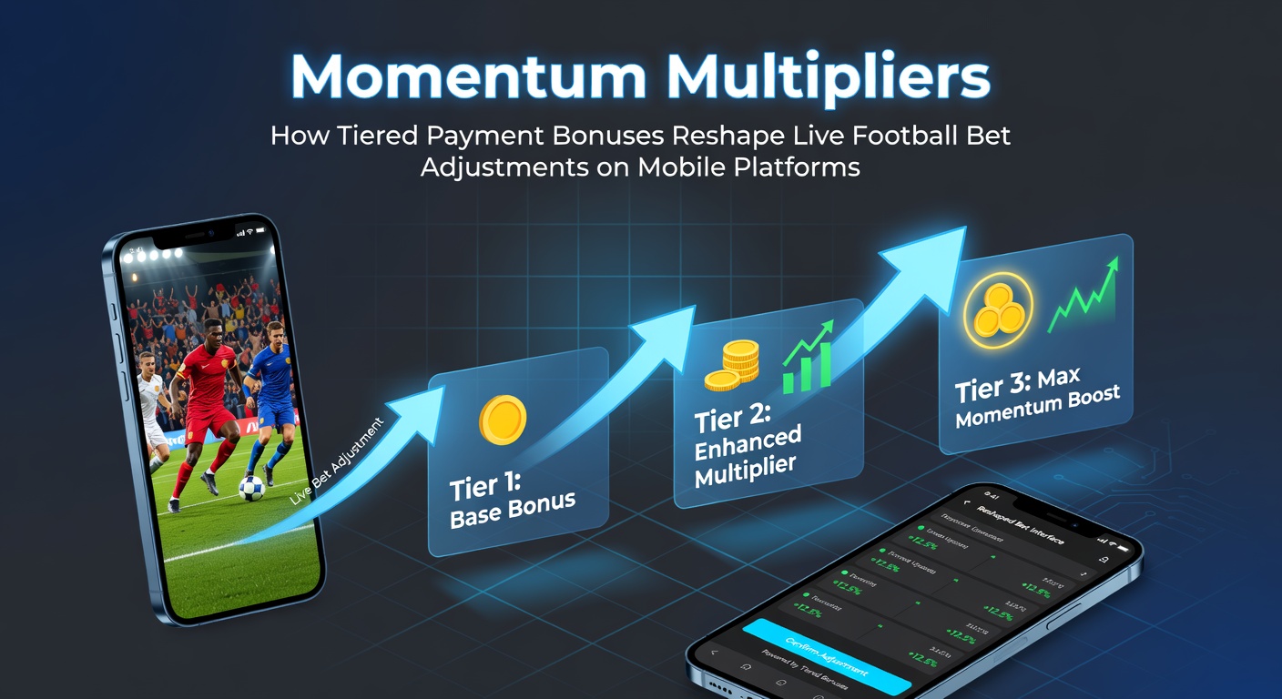 Mobile Live-Wetten Oberfläche mit gestaffelten Boni und Echtzeit-Anpassungen im Fußball