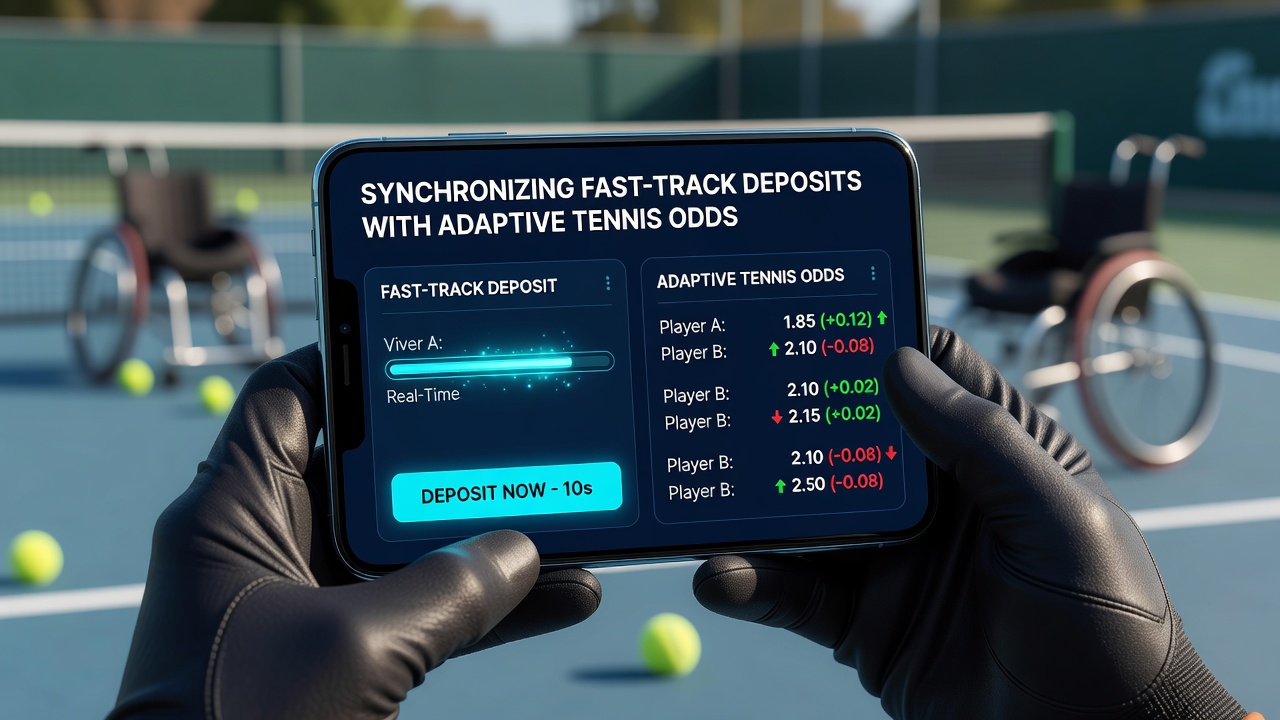 Mobile Casino-Sitzung mit Tennisquoten und Einzahlungsoptionen
